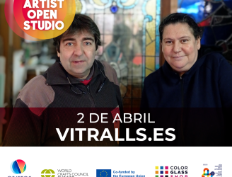GLASS Artist Open Studio en Barcelona 2 de abril en VITRALLS.ES