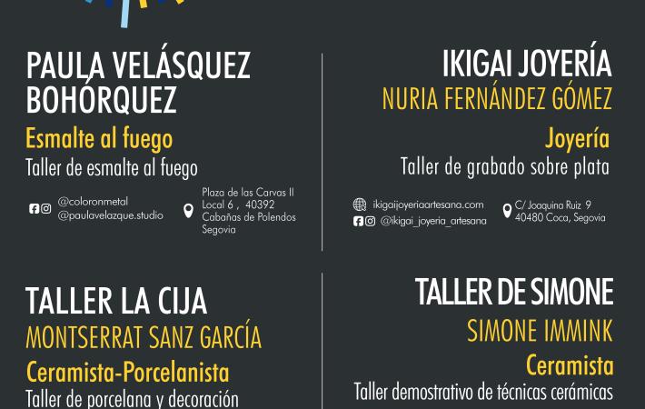 4 TALLERES ARTESANOS DE LA PROVINCIA DE SEGOVIA ABREN SUS PUERTAS PARA CELEBRAR LOS DÍAS EUROPEOS DE LA ATESANÍA