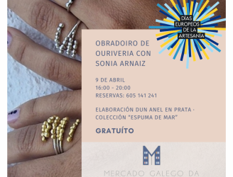 ELABORACIÓN DUN ANEL EN PRATA · COLECCIÓN “ESPUMA DE MAR”