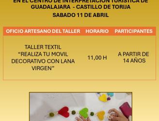 Taller Textil - "Realiza tú móvil decorativo con lana virgen"