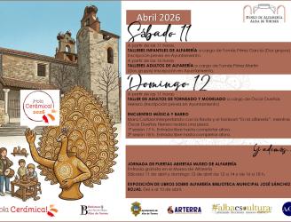 Programación del Ayuntamiento de Alba de Tormes con motivo de Hola Cerámica 2026