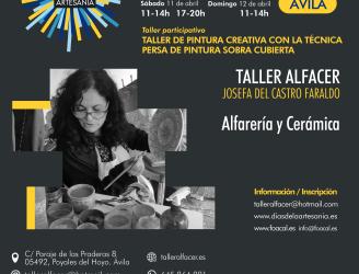 JOSEFA DE CASTRO_TALLER ALFACER_TALLER DE PINTURA PERSA SOBRE CUBIERTA