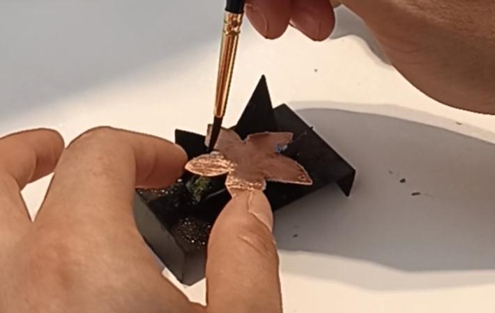 Taller Esmalte al fuego sobre metal 