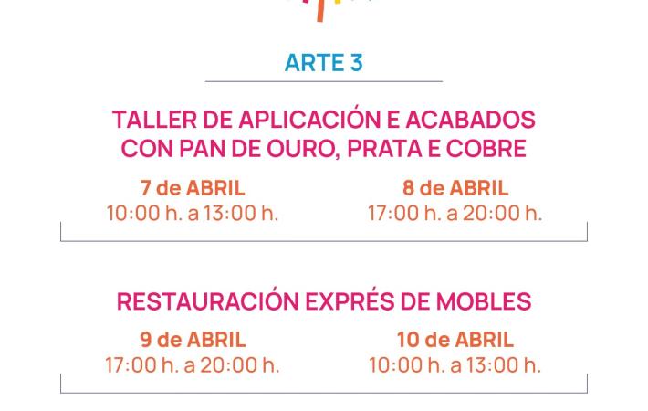 Taller de aplicación y acabados decorativos en pan de oro