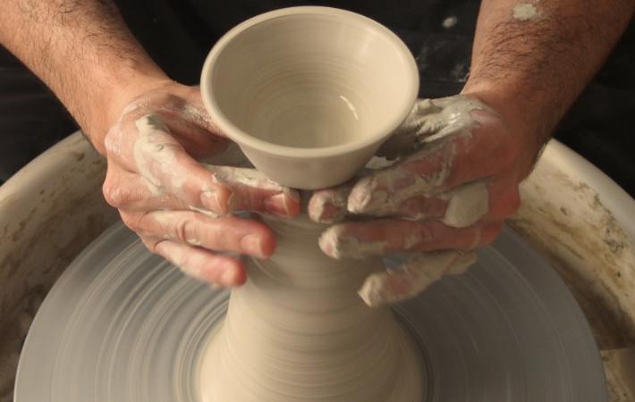 Demostración con torno