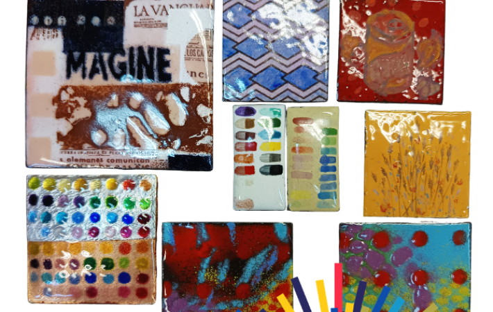 Ejemplos de aplicaciones en esmalte