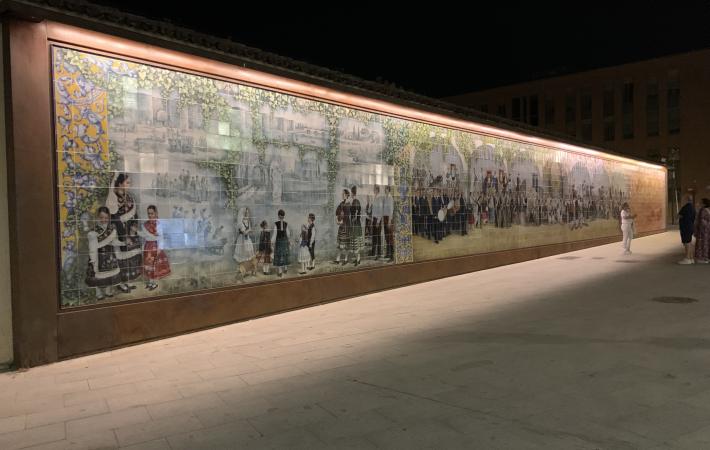 Mural de Las Mondas, junto a los Juzgados 