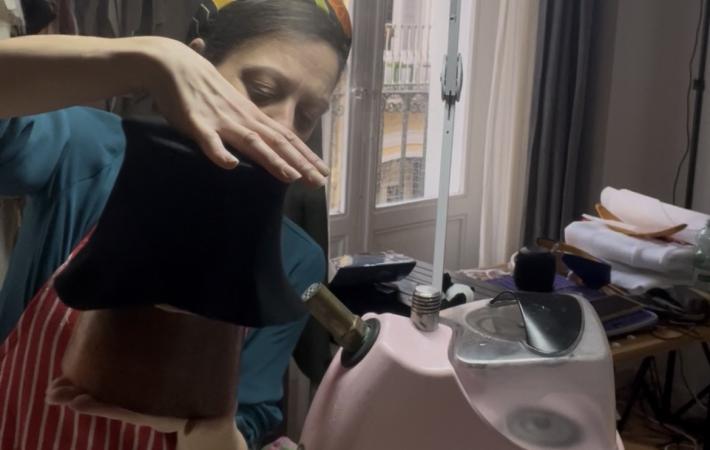 Ahormando una chistera