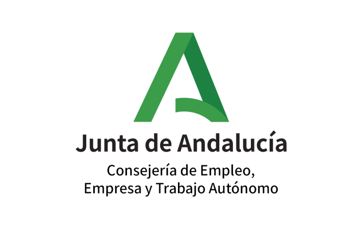 Logotipo Consejería de Empleo, Empresa y Trabajo Junta de Andalucía.