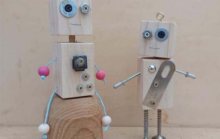 Taller de robots de madera
