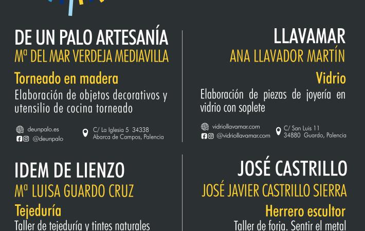 4 TALLERES ARTESANOS DE LA PROVINCIA DE PALENCIA ABREN SUS PUERTAS PARA CELEBRAR LOS DÍAS EUROPEOS DE LA ATESANÍA