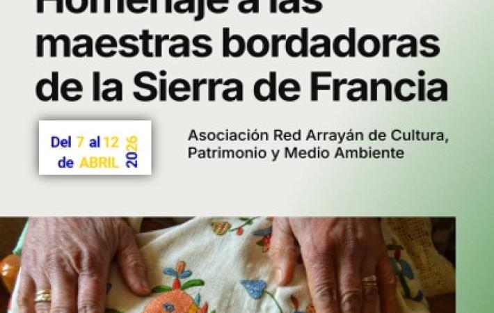 Cartel Exposición Homenaje Maestras Bordadoras 