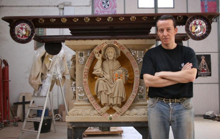 Altar mayor de Basílica y Real Santuario de Nuestra Señora de la Cabeza