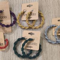 Aros forrados macramé 