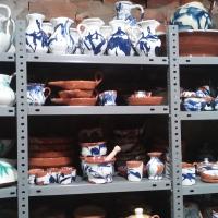 Piezas mapeadas azules y chorreadas verdes