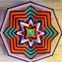 ejemplo de mandala textil complejo 