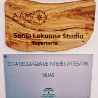 Cartel entrada a Sonia Lekuona studio