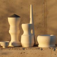 Grupo escultórico cerámica con torno