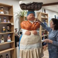 trabajando en el taller