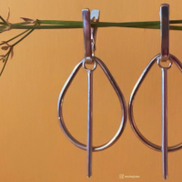 Pendientes TRiP, basados en la multifuncionalidad. Fabricados en plata de ley.