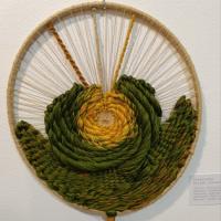 Ejemplo de Tapiz circular de Carmen Espinel Olanda 