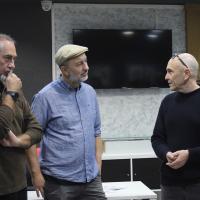 Ricardo G. Núñez, David de la mano y Luis Méndez en la presentación