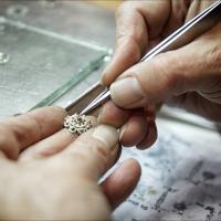 Proceso de elaboración del botón charro. Taller/Galería Luis Méndez.  Foto: ©Raquel Barbero