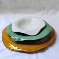 Juego de platos de diseño.