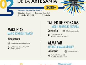 CELEBRA LOS DÍAS EUROPEOS DE LA ARTESANIA VISITANDO LOS TALLERES ABIERTOS EN SORIA _ CASTILLA Y LEÓN